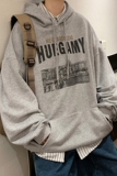 美式高街ins港风秋宽松休闲潮连帽卫衣男打底情侣大码Y776P65，男装卫衣，电商A222A