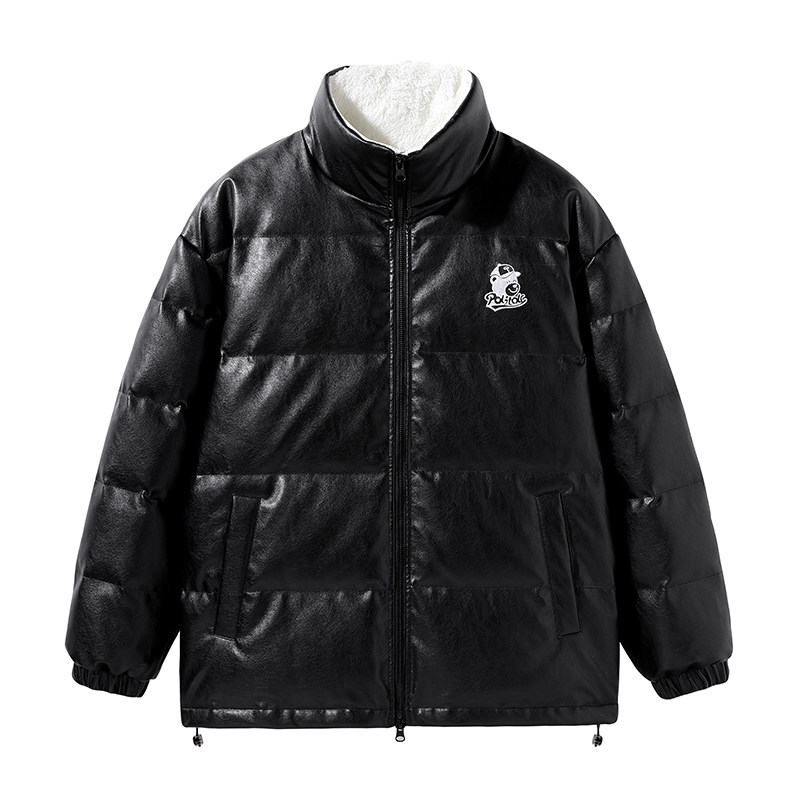 2024冬新潮内加绒暴力熊钢印90%标皮羽绒服男宽松情侣YR31P298图片