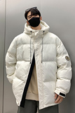高品质90%标连帽羽绒服男2024秋冬新宽松潮流情侣大码YR35P298，男装羽绒服，电商A222A