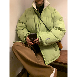 潮流棉衣男棉服内加绒加厚港风2023冬季新宽松情侣Y336P68特图片