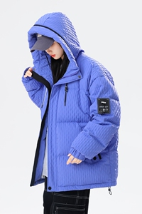 情侣大码2024冬宽松90%标羽绒服女连帽潮美式高街YR67P298图片