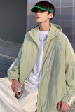 潮流双杠港风2024春夏新宽松连帽防晒衣男夹克外套户外Y436P49，男装夹克，电商A222A