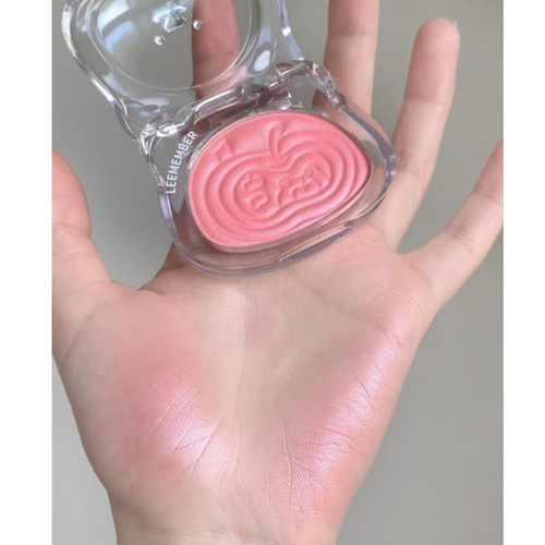 巨嫩~无限接近水光！荔萌小熊缎光腮红冻草莓天然光泽感透亮显白