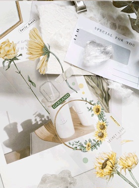 Vol.3＜花屿＞AyuH原创手账胶带清新百搭植物手账素材PET贴纸