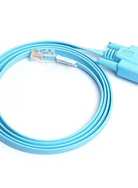 三堡 console线 RJ45转串口9孔 RJ45转RS232线 网口转串口线 蓝色