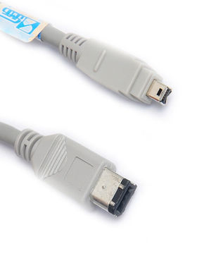 三堡 UP-1346N 1394线火线  4P对6P 高屏蔽 纯铜芯 加粗 1米 灰色