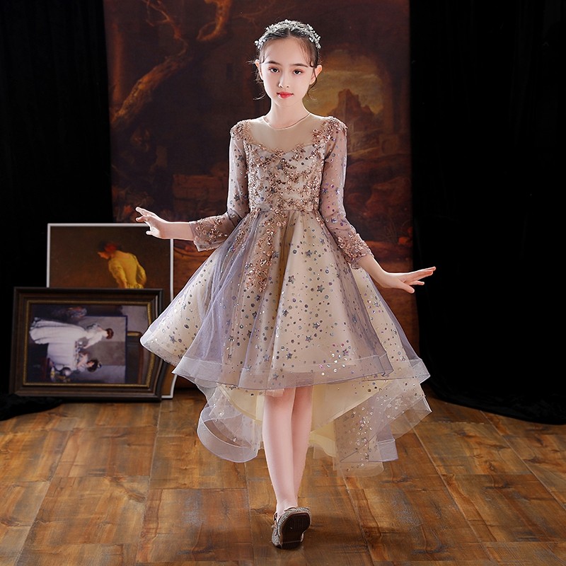 女童晚礼服儿童公主裙小孩花童婚纱宝宝生日钢琴演出服走秀高端秋,童装/婴儿装/亲子装,儿童礼服,淘宝优惠券,粉丝福利购,淘宝优惠卷