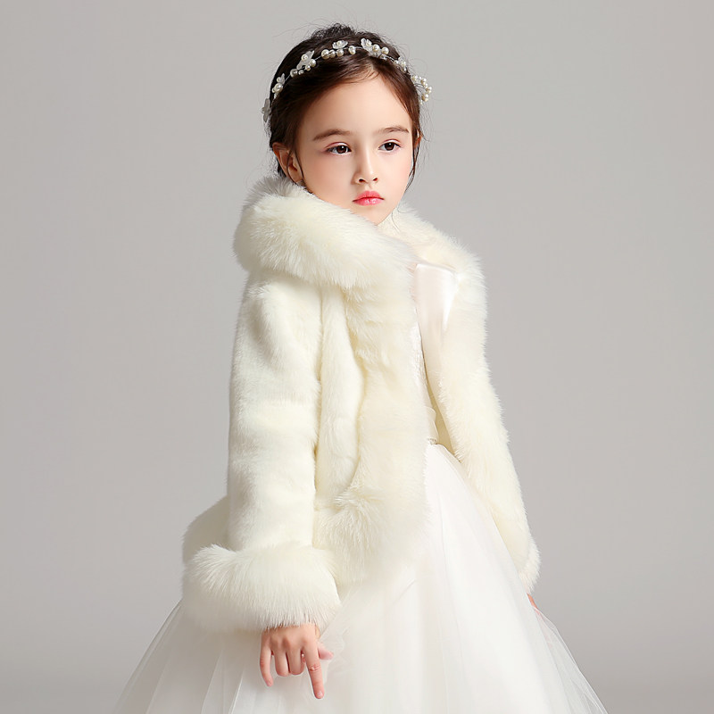 儿童披风斗篷轻奢外出加绒加厚中大童小女孩公主花童毛绒披肩外套,童装/婴儿装/亲子装,披风/斗篷,淘宝优惠券,粉丝福利购,淘宝优惠卷