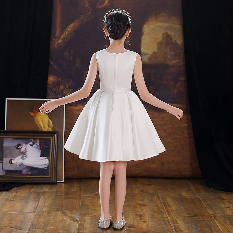 儿童晚礼服女童公主裙小孩花童婚C纱少儿模特走秀主持人演出服秋