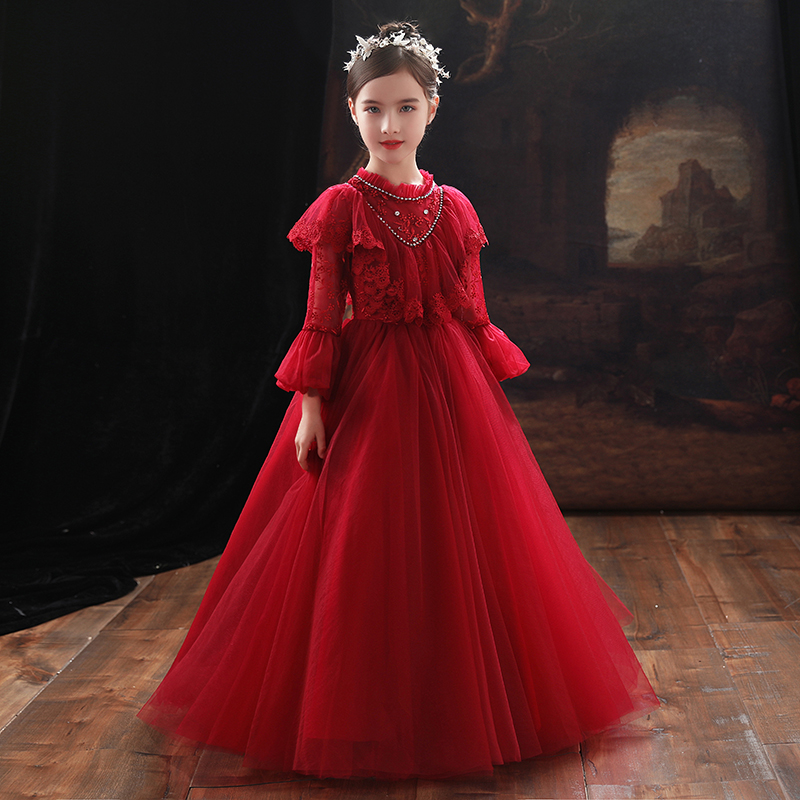 女童晚礼服儿童蓬蓬公