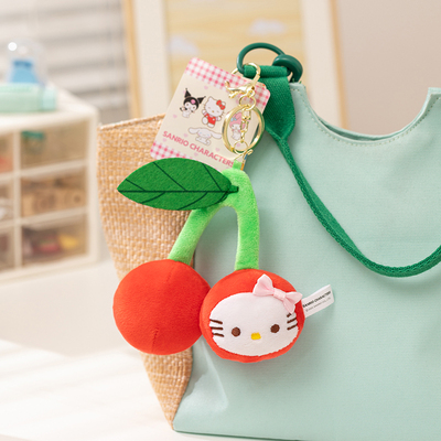 正版三丽鸥挂件Hellokitty毛绒KT猫小挂件玩偶玩具抓机娃娃批发