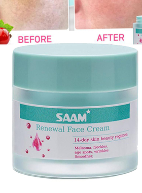 saam face cream面霜，saam renewal面霜适合黄褐斑