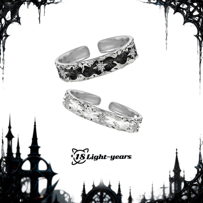 18光年四芒星戒指冷淡风高级感