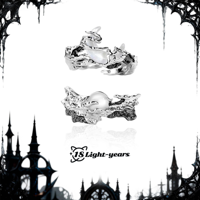 18光年原创日月星辰情侣对戒