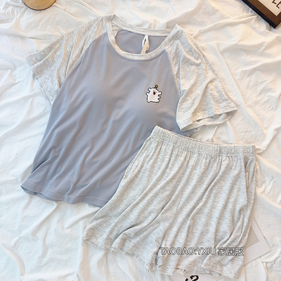 莫代尔带胸垫大童睡衣女孩夏天遮胸防凸点13短袖15初中生12岁2025