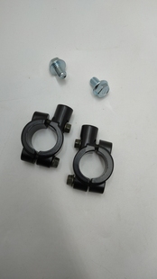 新国标电动车雨棚固定支架无后视镜配件挡风固定架子铝合金8毫米