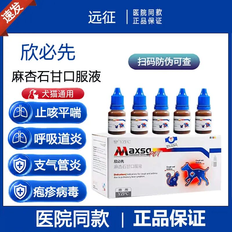 麻杏石甘口服液宠物发烧打喷嚏