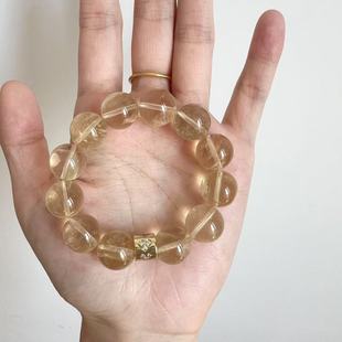 现货！多面体原创天然黄水晶 财运来来黄桃心！！！