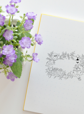 |予 4月| 原创可爱手帐素材 公鸡兔子秋天 手帐榉木印章