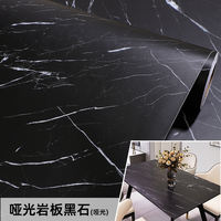 Stone-patterned sticker wallpaper, self-adhesive wallpaper background, grey simulation three-dimensional wall stickers, waterproof marble countertop, rock plate stickers thumbnail 7
