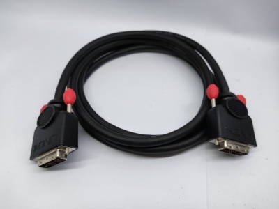 德国LINDY DVI18+1线电脑显示器高清线DVI-D视频连接线单通道链路