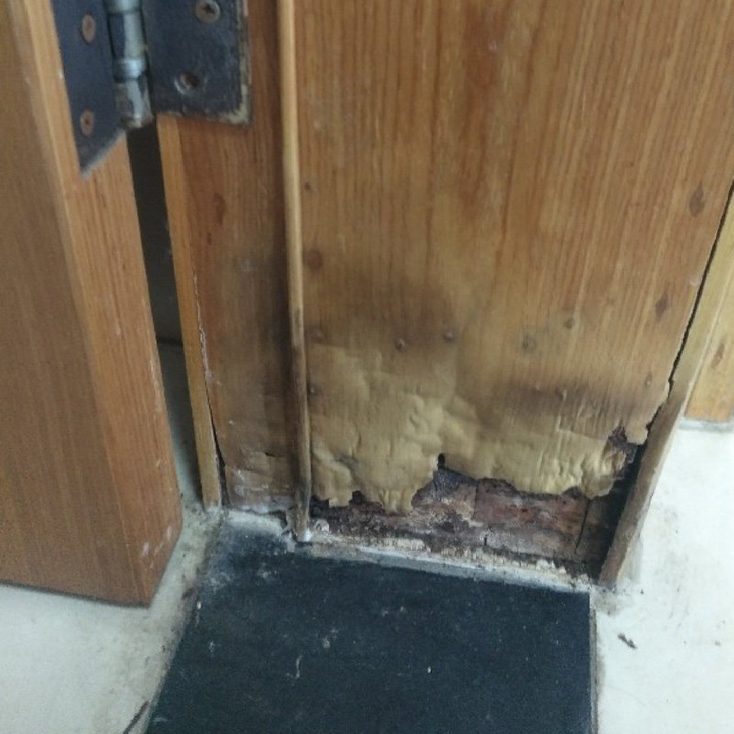 华亨卫生间门框底部泡水发霉腐烂专用强力修补膏