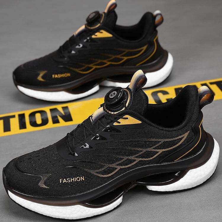 打羽毛球鞋男款青少年儿童男童减震训练纽扣运动球鞋