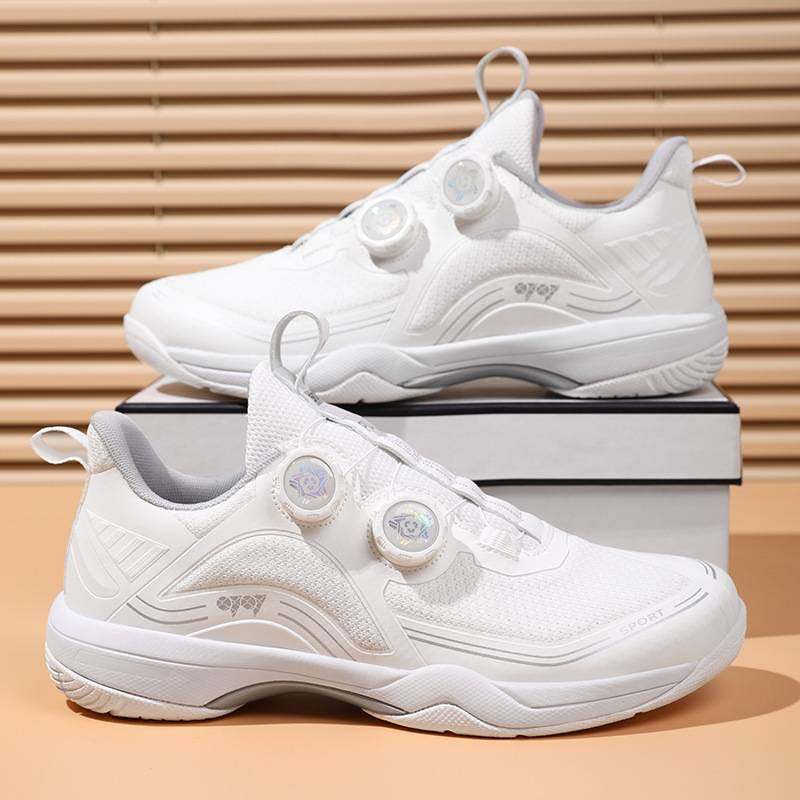 羽毛球鞋男款女款专业比赛训练防滑贴地飞行旋转扣减震碳板运动鞋