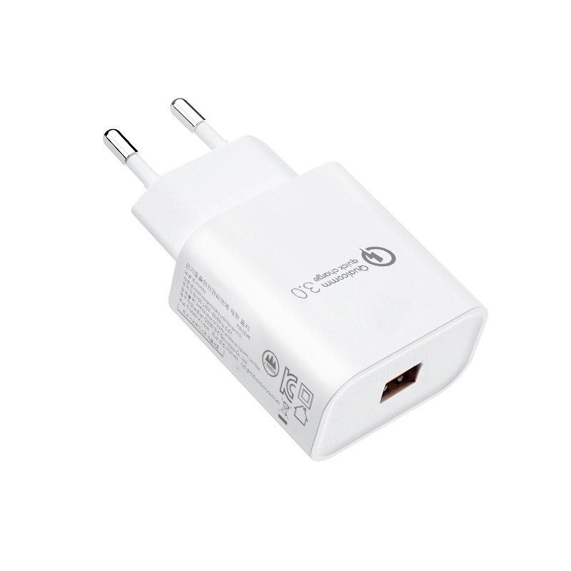 KC认证QC3.0韩规手机充电器18W