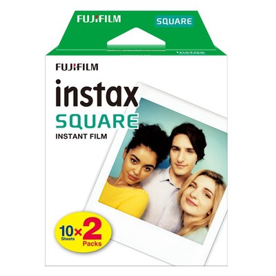 富士SQUARE方形白边相纸 SQ10 SQ20 SQ1 SQ6 SP-3拍立得相纸20张