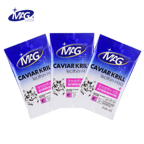 MAG猫咪鱼籽酱磷虾蛋黄卵磷脂