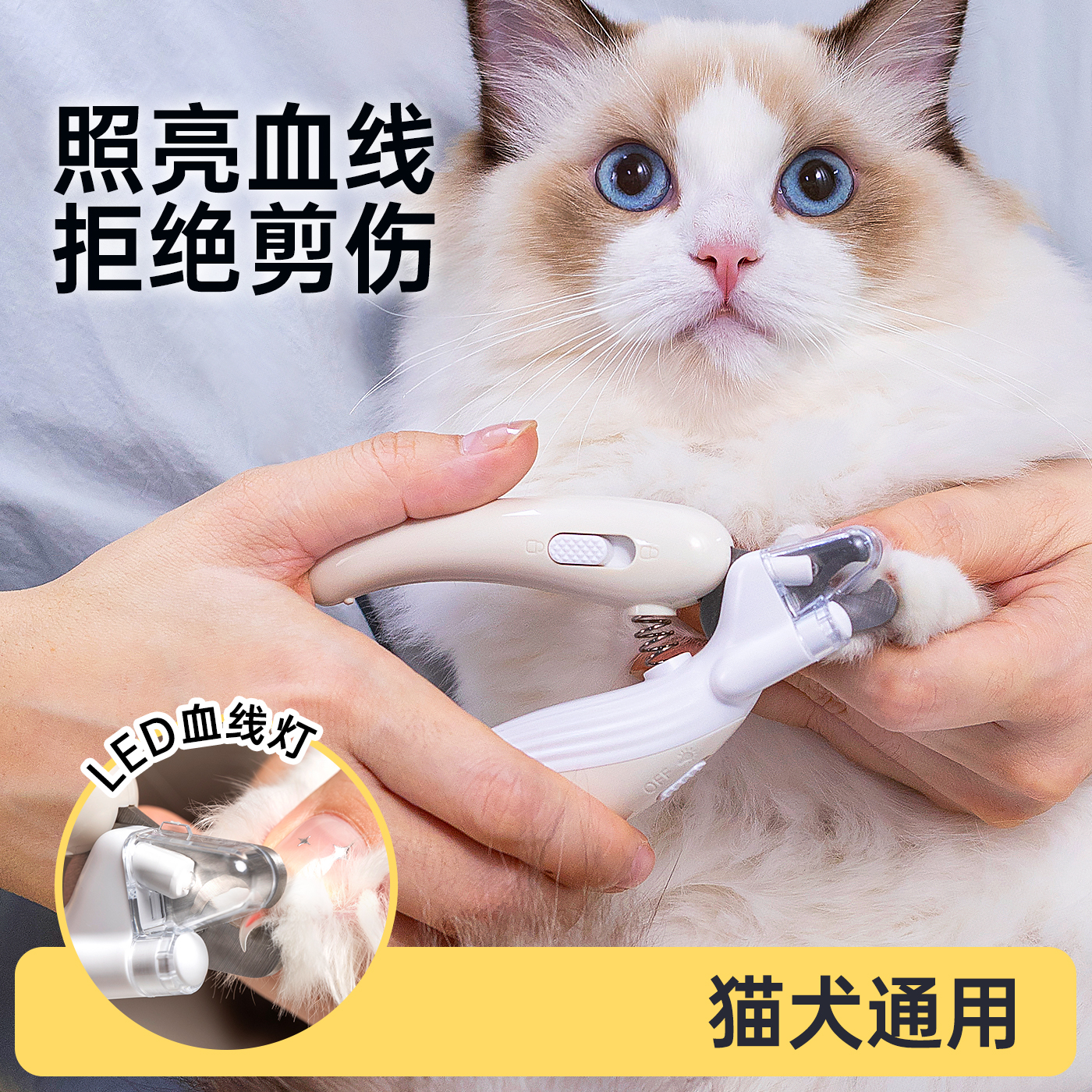 猫咪指甲剪照血线狗狗剪指甲专用