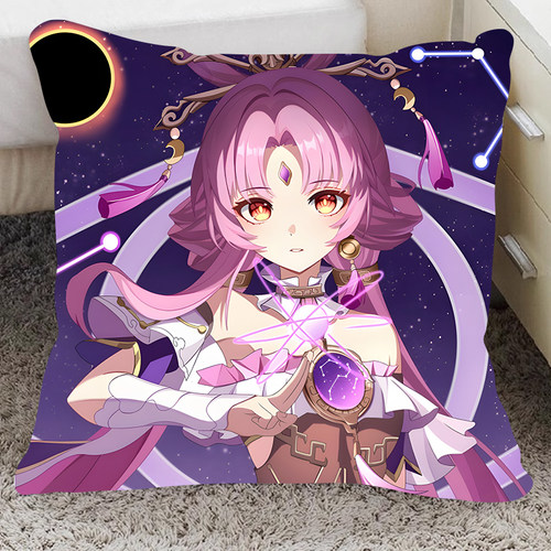 崩坏星穹铁道符玄方形抱枕周边二次元玩偶手办学生日礼物靠枕定制
