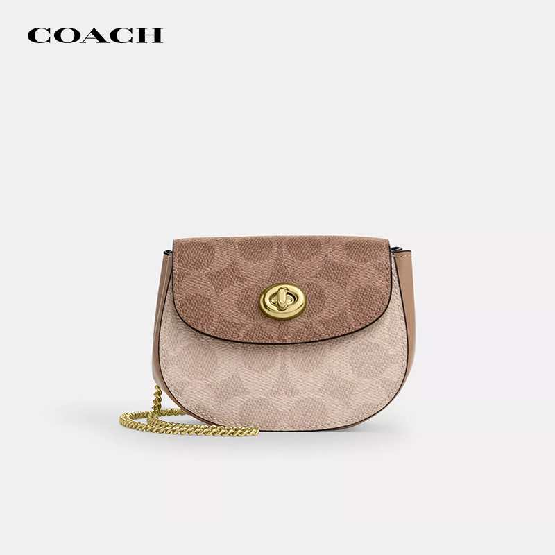 COACH/蔻驰Turnlock迷你旋锁女包