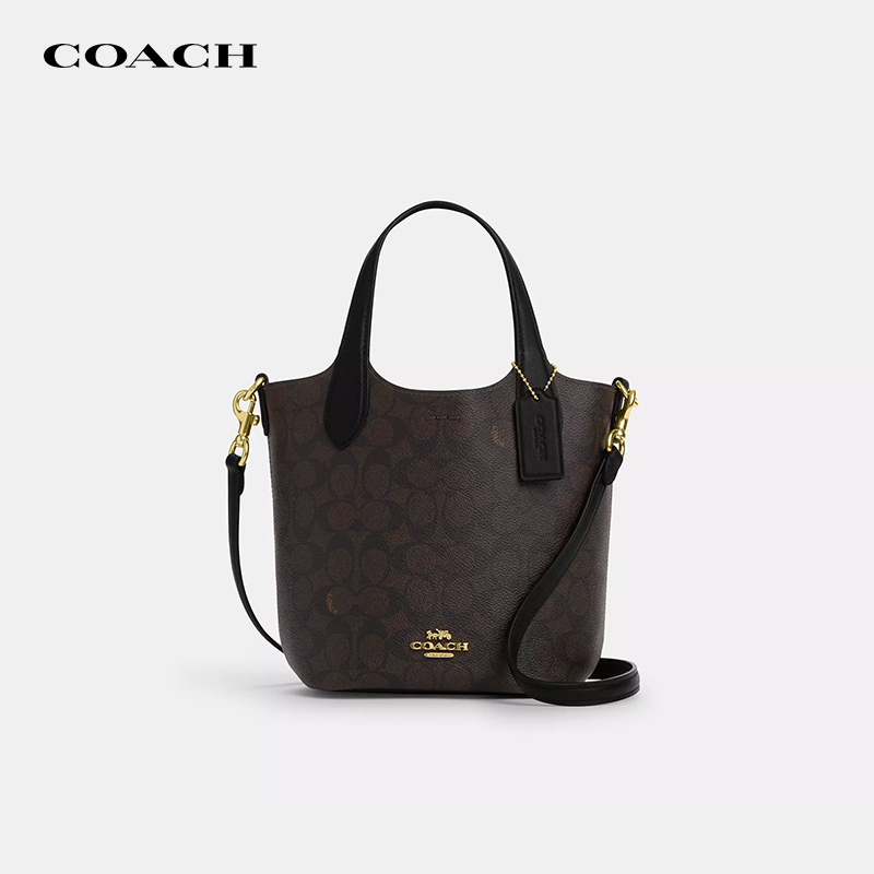 COACH/蔻驰Hanna小号老花水桶包