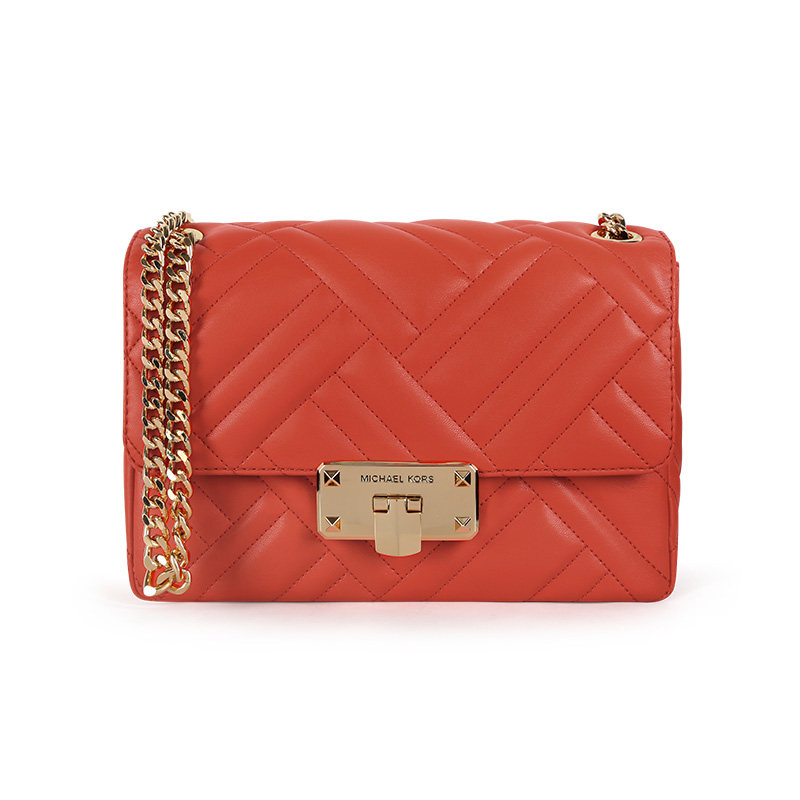 Michael Kors新款MK女士菱格链条包单肩斜挎手提包 35S0GP6F2U