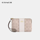蔻驰女士短款 情人节礼物 COACH 钱包精致手拿手腕包零钱卡包女包