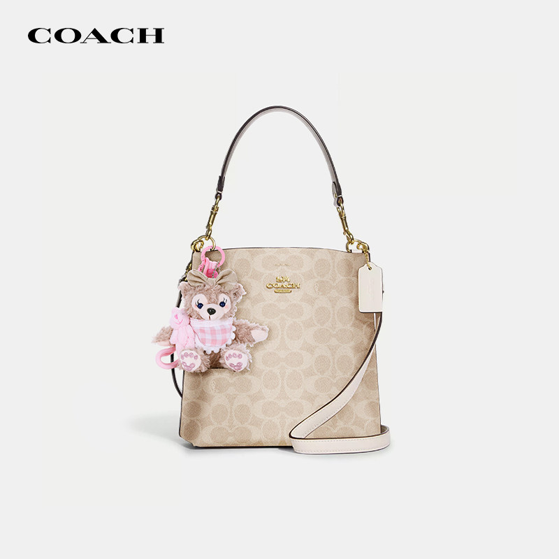 【国内现货】COACH/蔻驰Mollie老花水桶包新版百搭单肩斜挎手提包,箱包皮具/热销女包/男包,水桶包,淘宝优惠券,粉丝福利购,淘宝优惠卷