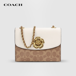 COACH 蔻驰parker系列山茶花斜挎包女士单肩包 官方授权 34256