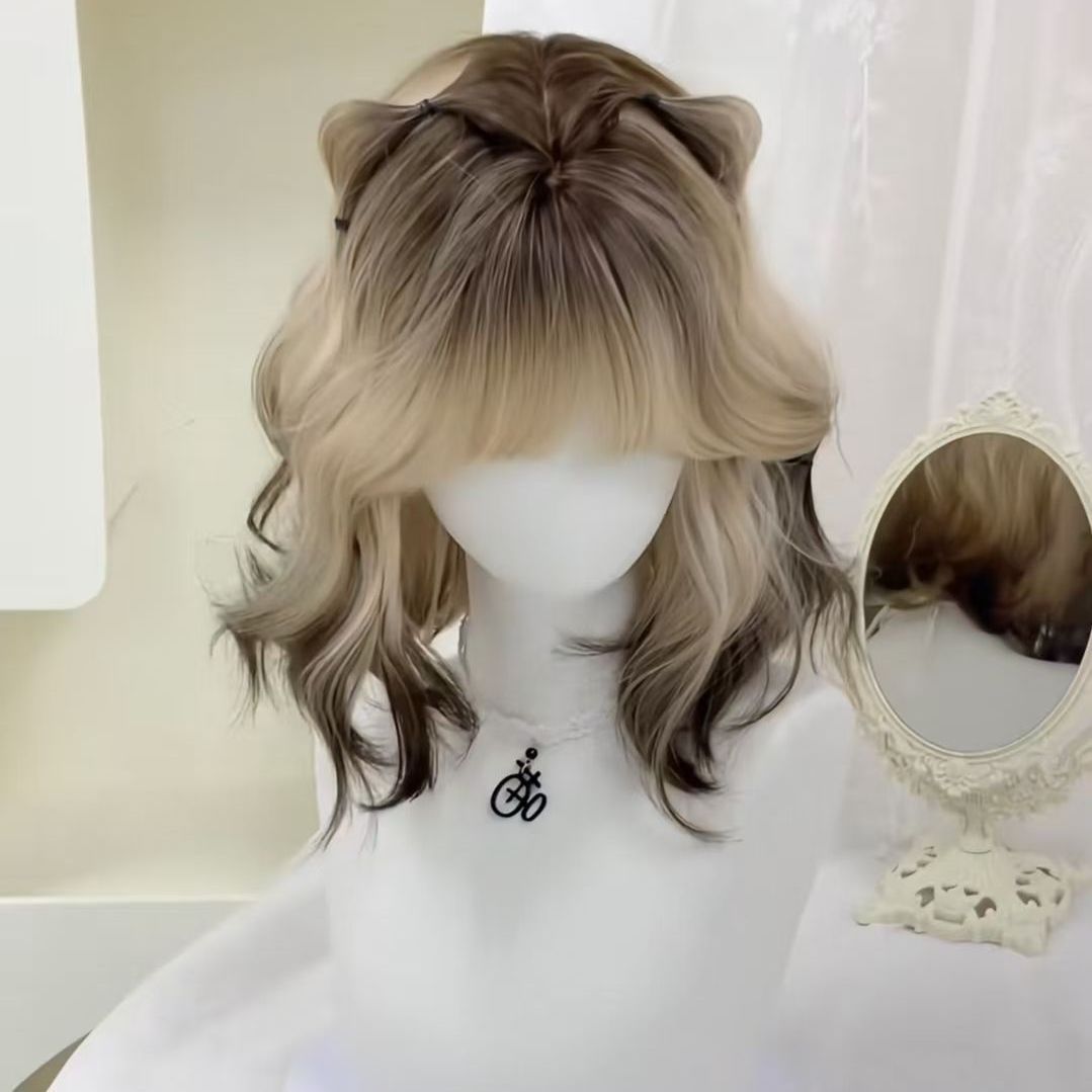 暹罗小甜心许昌子棋短卷发假发