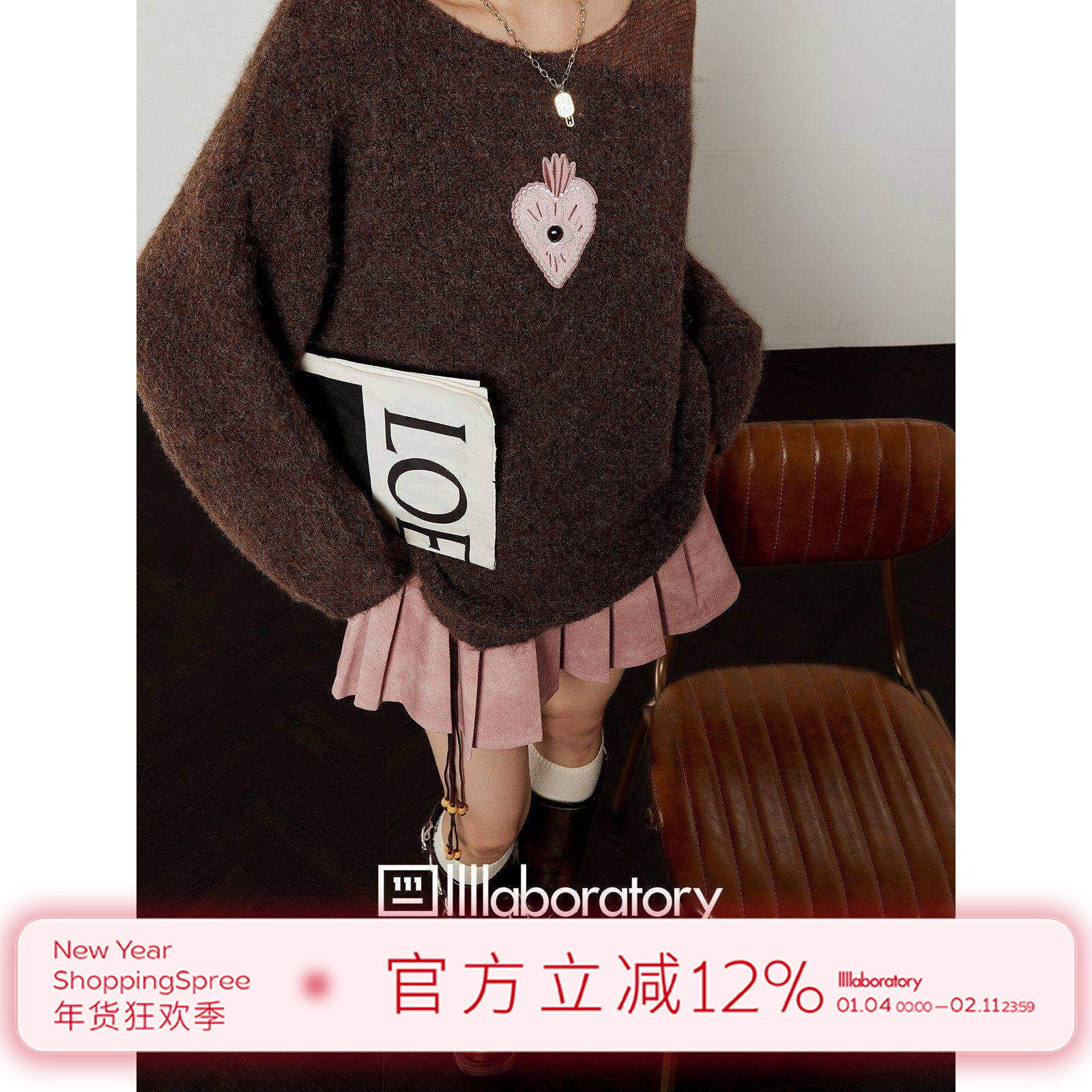 粉色美式PU皮裙女秋咖色做旧百褶短裙显瘦A字裙美拉德穿搭半身裙,女装/女士精品,半身裙,淘宝优惠券,粉丝福利购,淘宝优惠卷