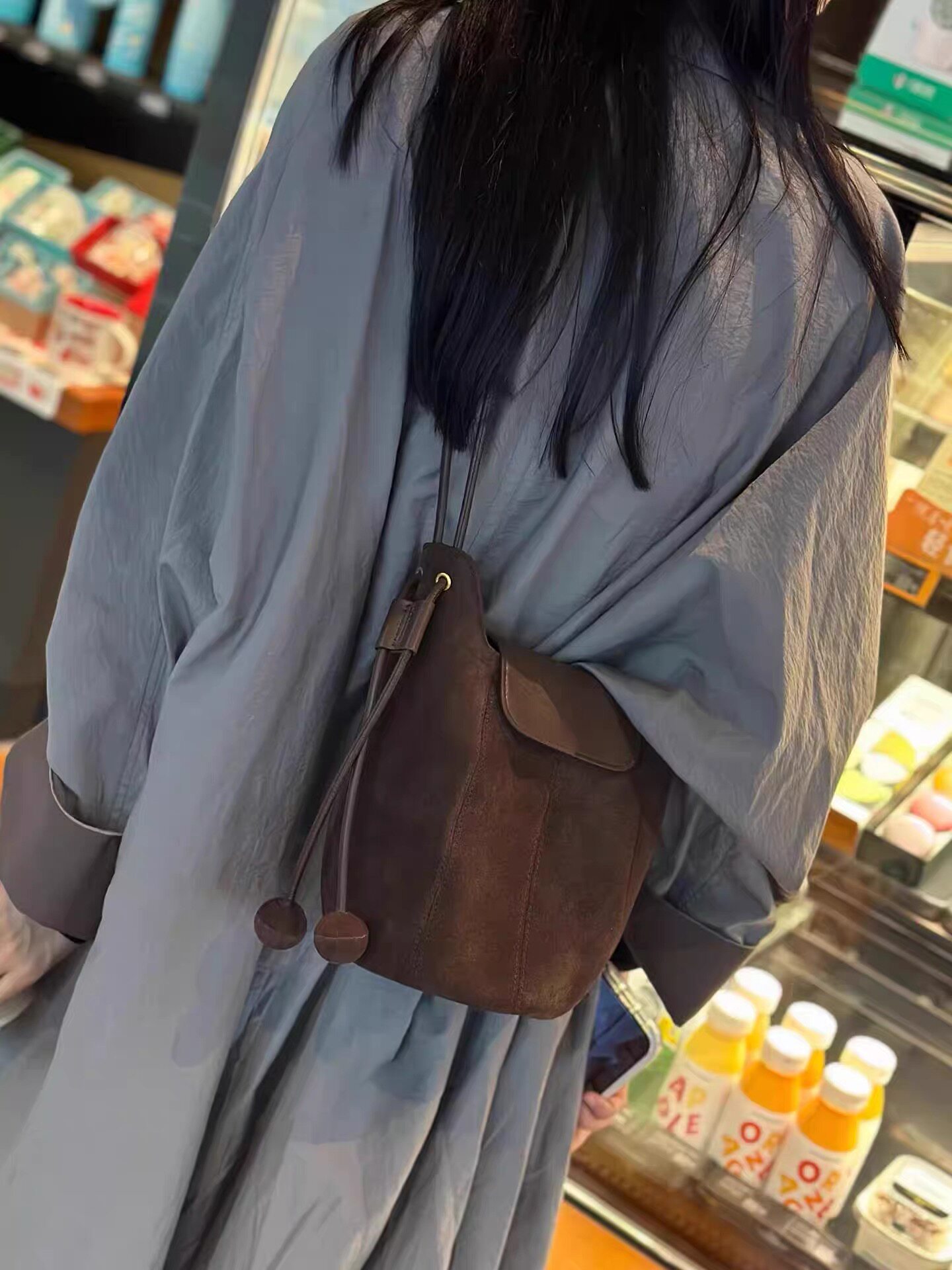 复古南瓜包2025新款磨砂通勤大容量水桶包高级感托特包单肩斜挎包,箱包皮具/热销女包/男包,通用款女包,淘宝优惠券,粉丝福利购,淘宝优惠卷