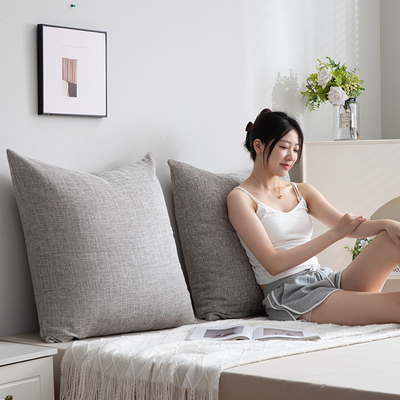 2025新款抱枕靠垫客厅沙发大靠背垫床上抱枕套床头大靠枕靠背枕头