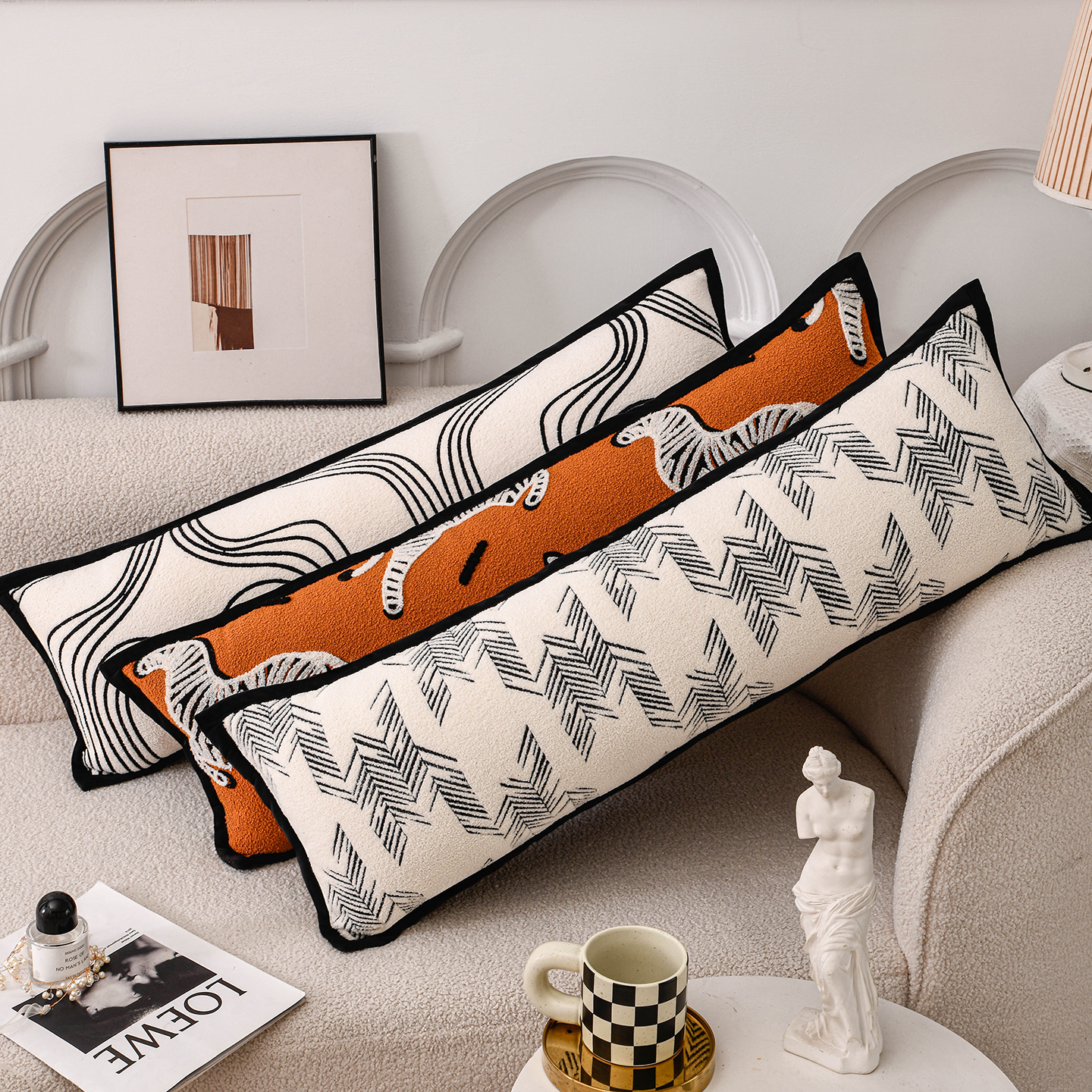 2026新款长条抱枕沙发客厅护腰靠枕头枕床头靠枕靠垫长方形长靠背