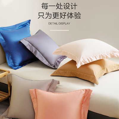 纯棉全棉床上大靠垫套长方形客厅沙发抱枕套不含芯卧室床头靠背套