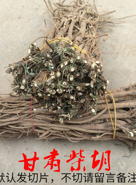 柴胡 北柴胡 疏肝中药材 干货 新鲜带绿色草头3斤包邮 免费切薄片