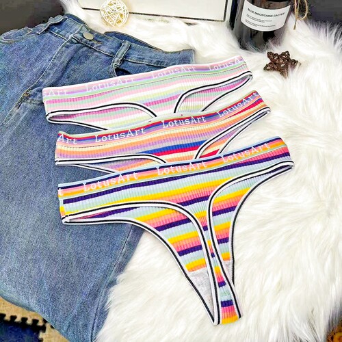 欧美时尚性感运动女士纯棉丁字裤