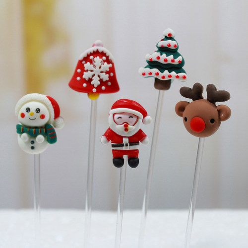 圣诞园艺多肉花盆小装饰