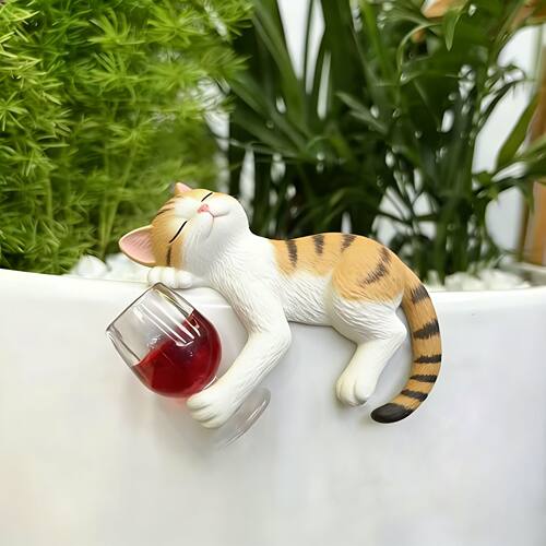花盆鱼缸边缘挂件造景摆件治愈系