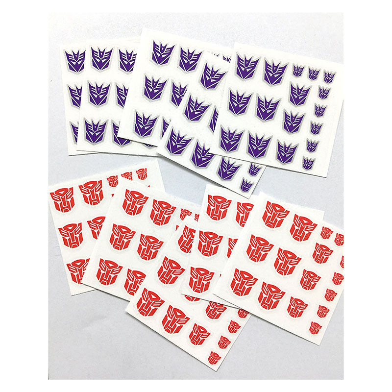 变形玩具5 THF纹身帖子 热敏转印贴纸金刚 变身mp标志 大师级配件